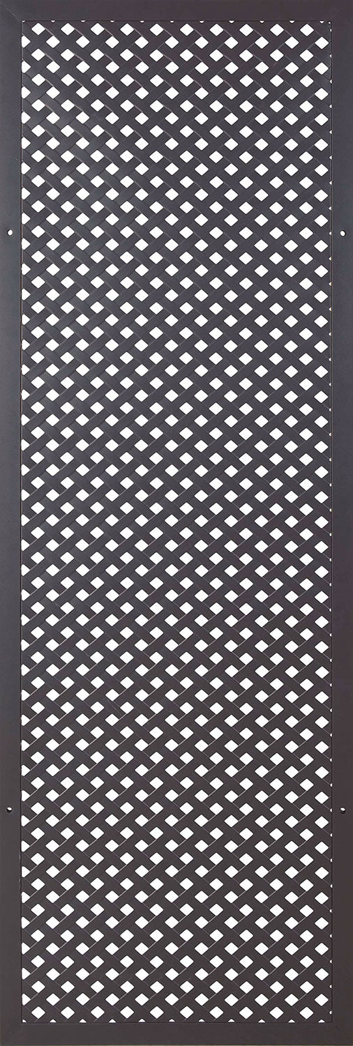 Traliccio Fisso Privacy con Cornice Verdemax 180x60 cm in Metallo Antracite