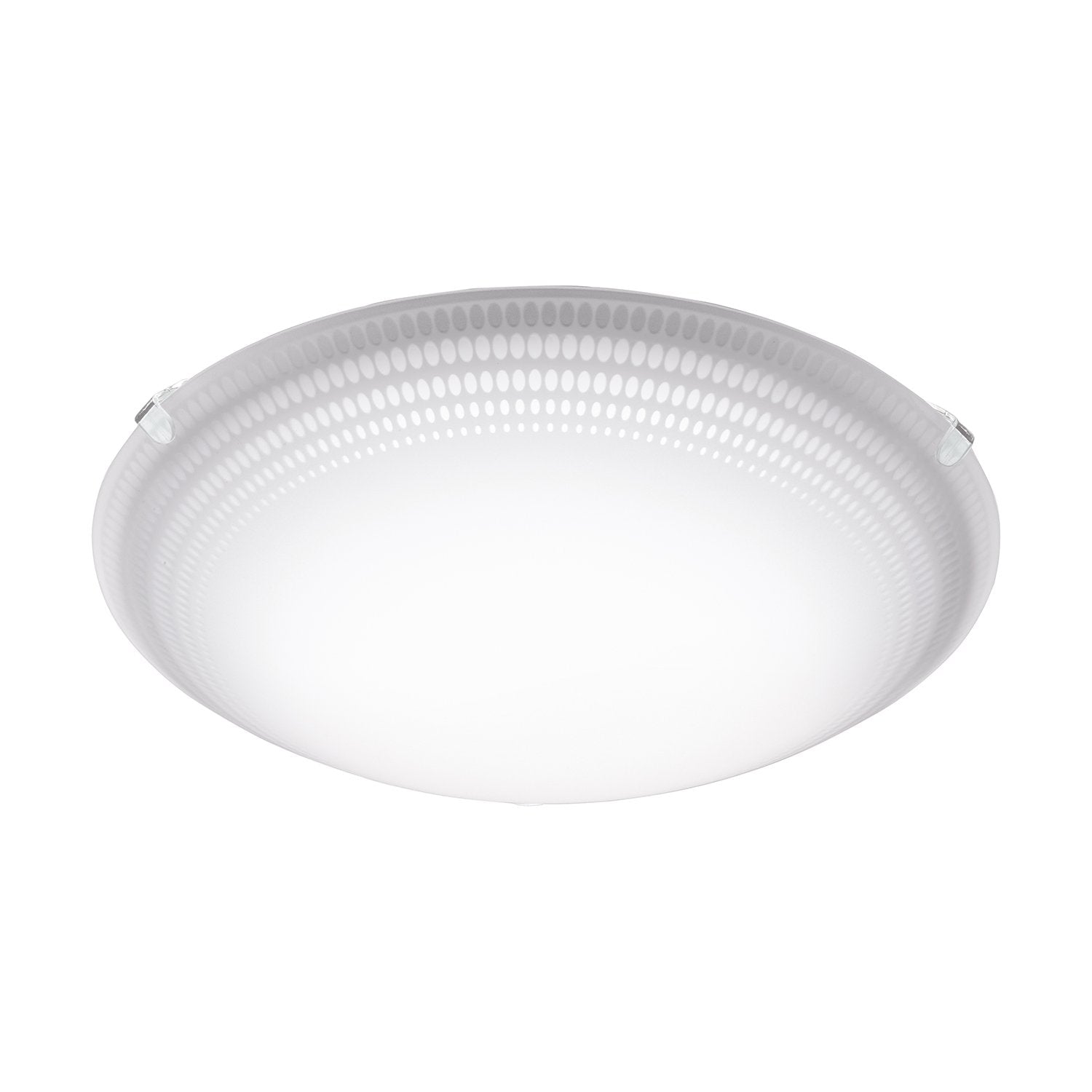 Plafoniera Moderna Magitta 1 Acciaio Bianco 3 Luci Led Integrato 3,6W