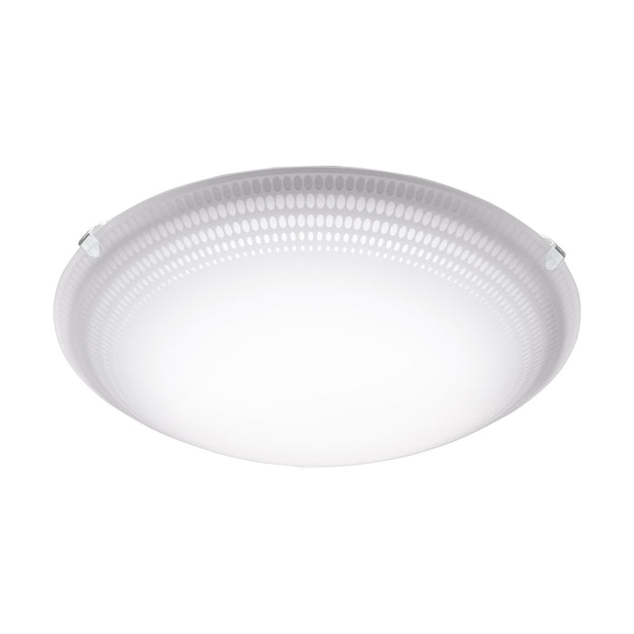 Plafoniera Moderna Magitta 1 Acciaio Bianco 3 Luci Led Integrato 3,6W
