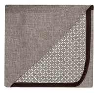 Copridivano in Poliestere con Penisola Sinistra Seduta 290 cm Marrone