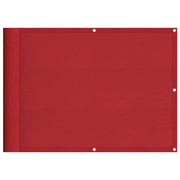 Paravento da Balcone Rosso 75x800 cm 100% Poliestere Oxford CFW6457220