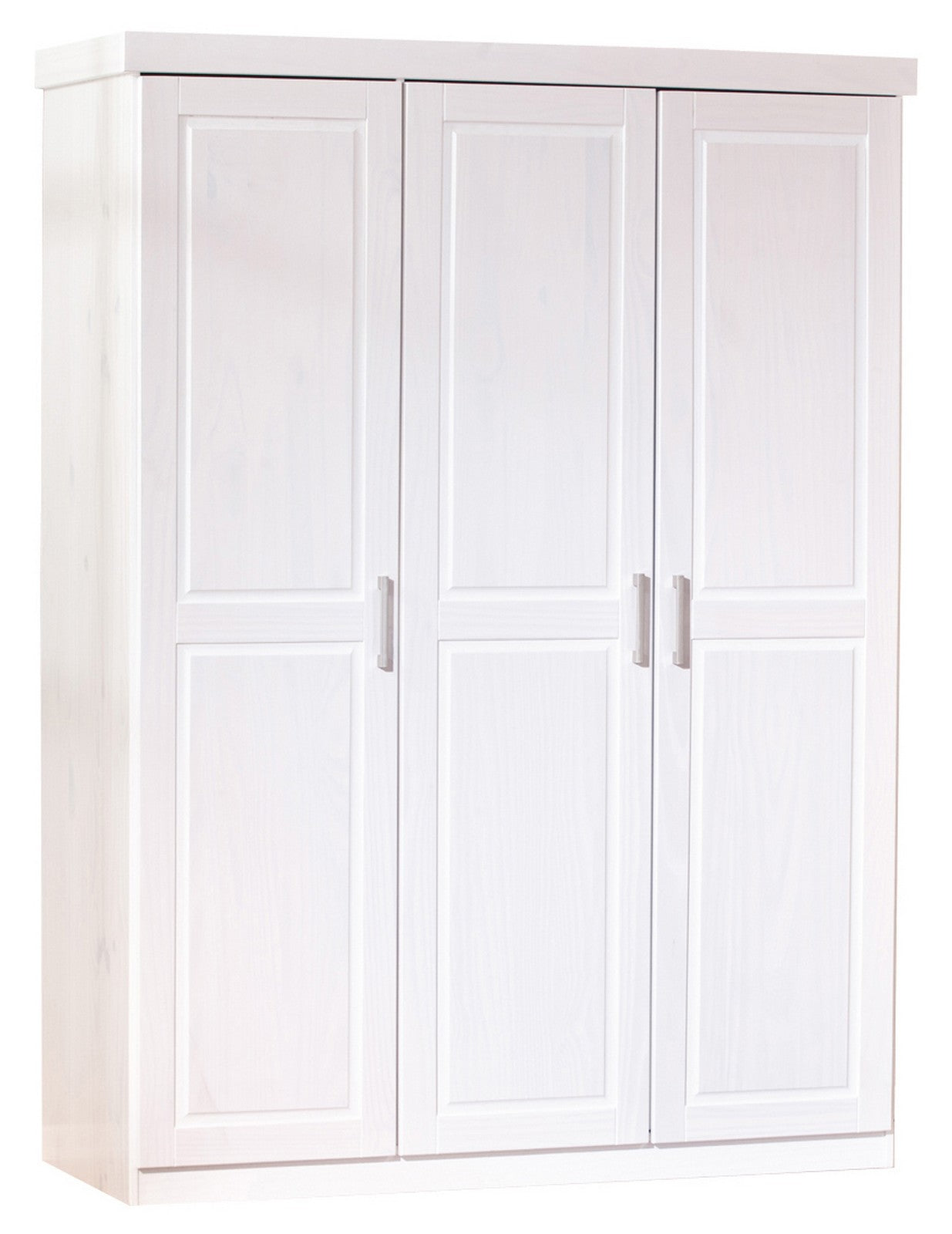 kit armadio 3 ante massello 140x55xh190 cm bianco cod:ferx.95677