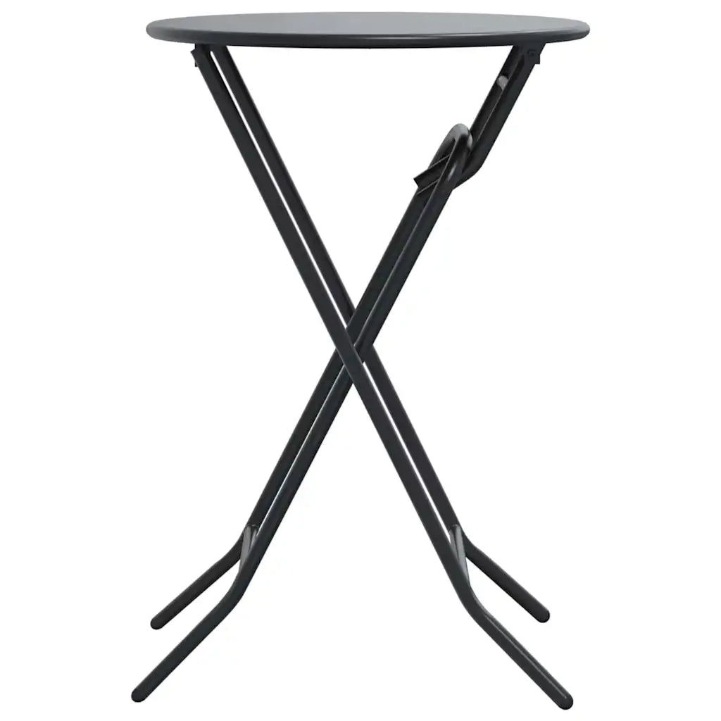 Tavolo da Giardino Antracite 50 x 50 x 72 cm Metallo 42010320