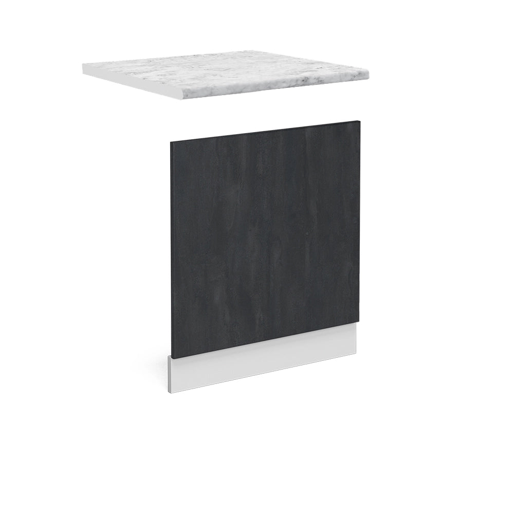 Vicco Pannello frontale Calcestruzzo nero 60 cm PL Marmo