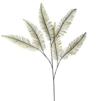 Set 3 Rami Artificiali di Cicas a 6 Diramazioni Altezza 102 cm Verde