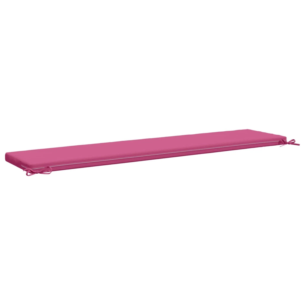 Cuscino per panchina SOEST 100% Poliestere Rosa 200 x 40 x 5 cm 949244