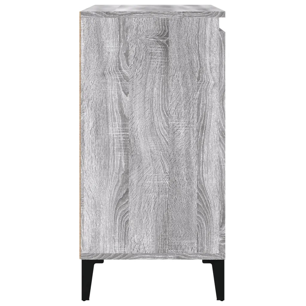 Comodini 2 pz Grigio Sonoma 40x35x70 cm in Legno Multistrato 819657