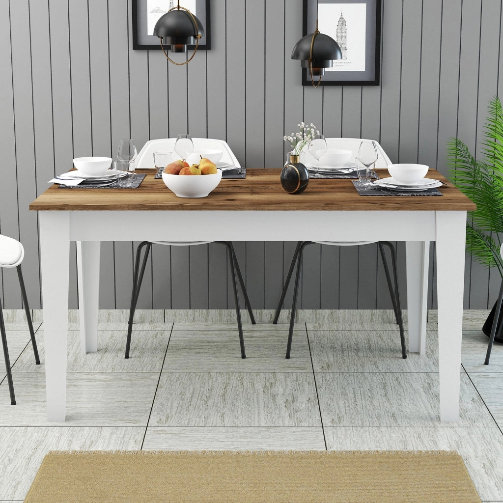 Sicura, Tavolo Fisso 6 Posti, 145x88x75h cm Bianco
