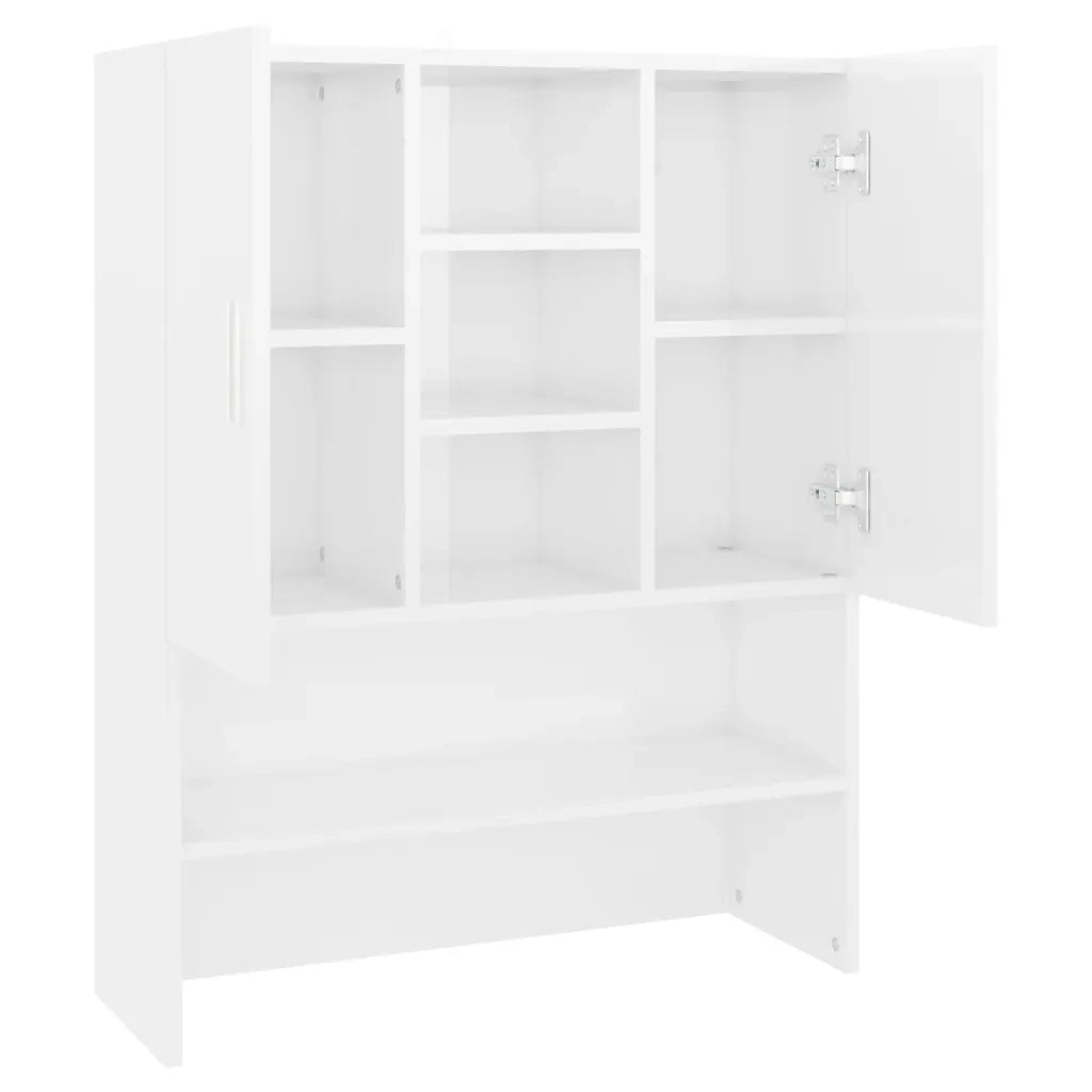 Mobile per Lavatrice Bianco Lucido 70,5x25,5x90 cm 808392