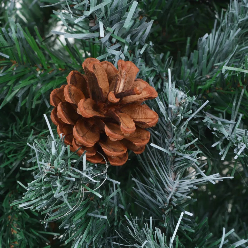 Albero di Natale | Decorazioni natalizie Artificiale con Pigne 210 cm