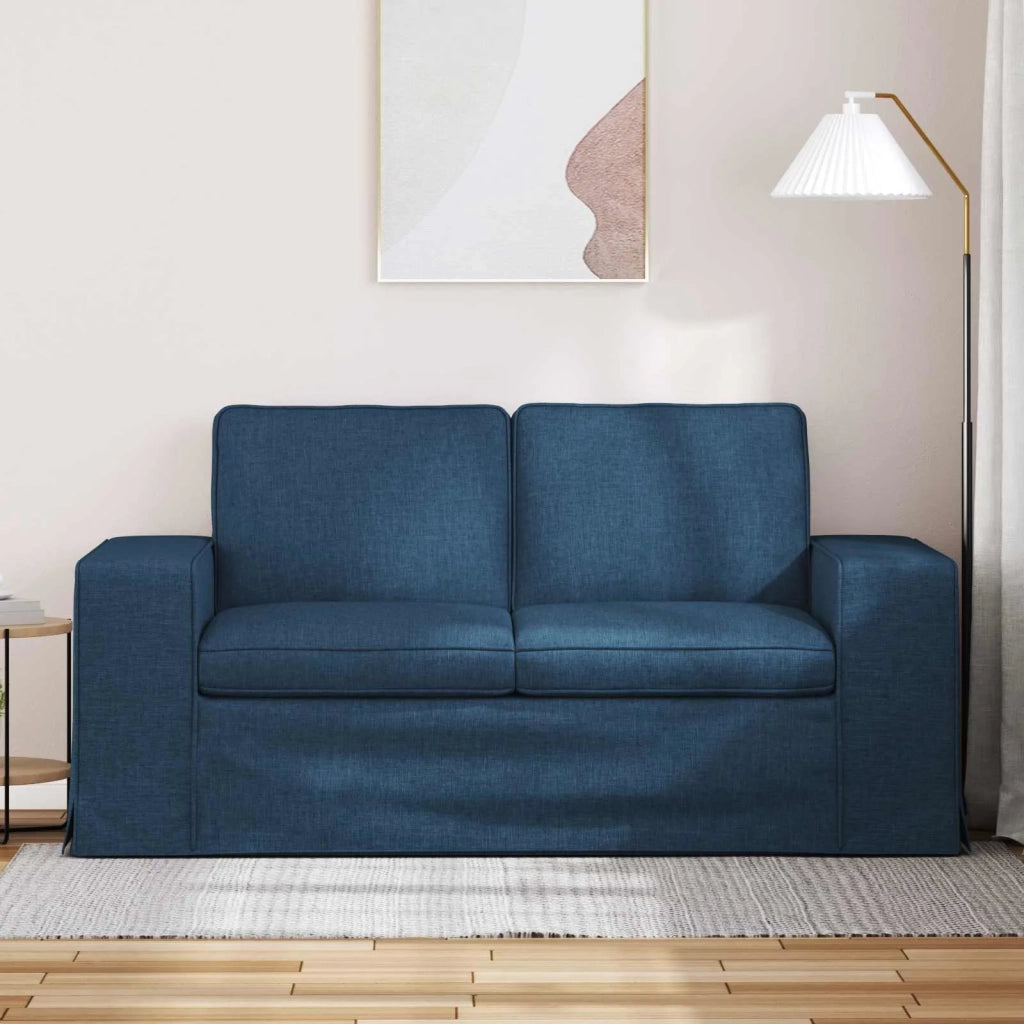 Divano | Divano da soggiorno | Sofa Blu 162 x 80 x 82 cm Tessuto