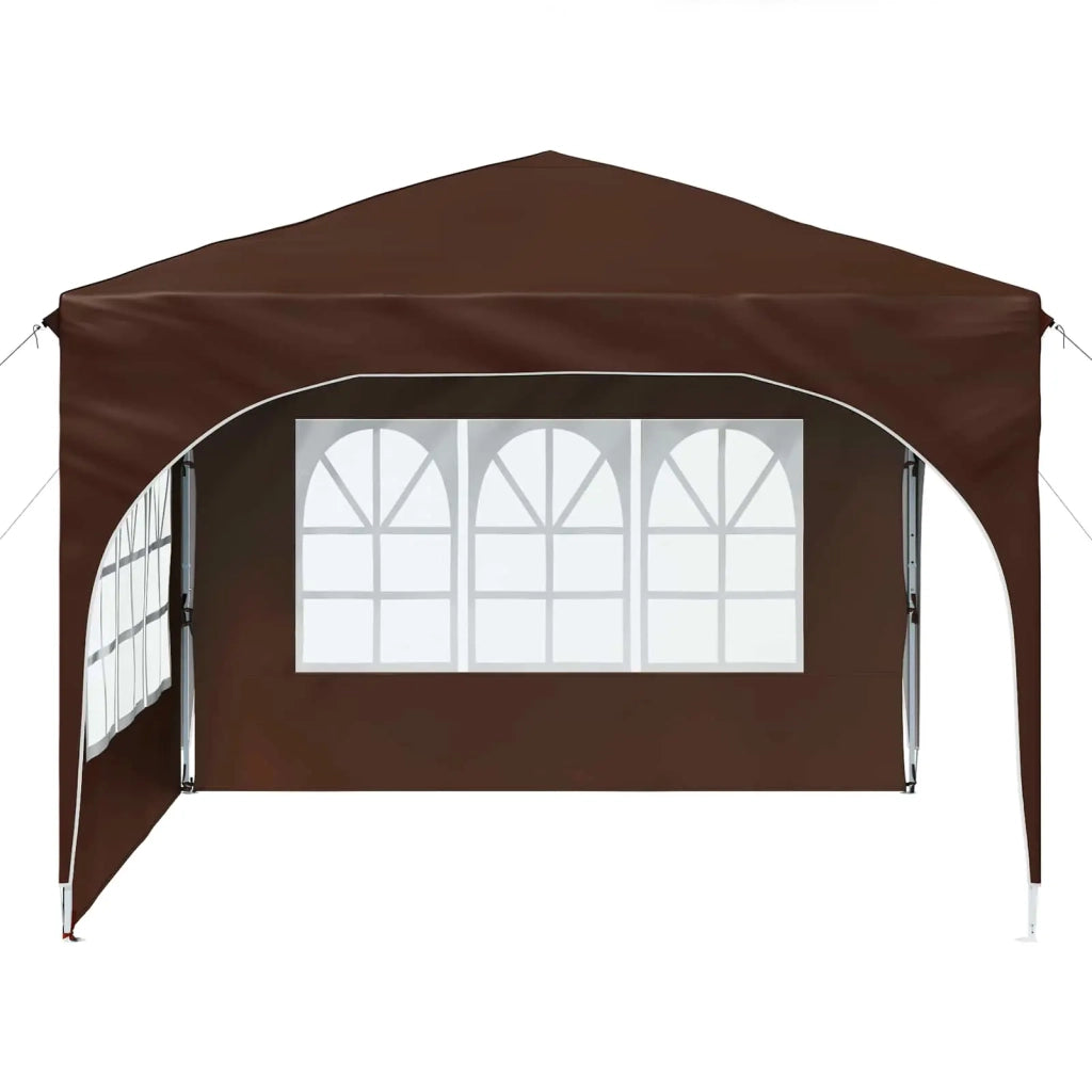 Tenda per feste a pop-up 290 x 290 x 245 cm Marrone 42019863