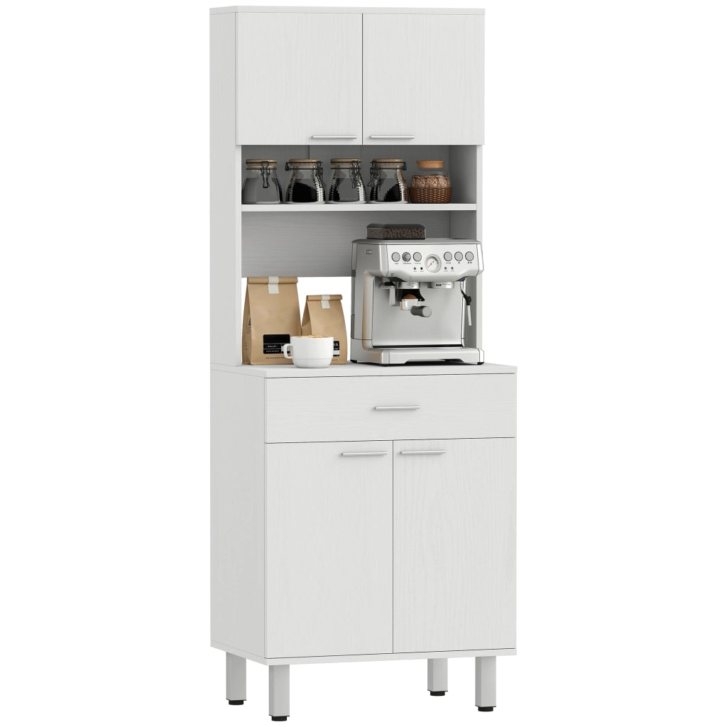 Credenza Bianca in Legno ¨C Zephmum ¨C 60x40x160cm