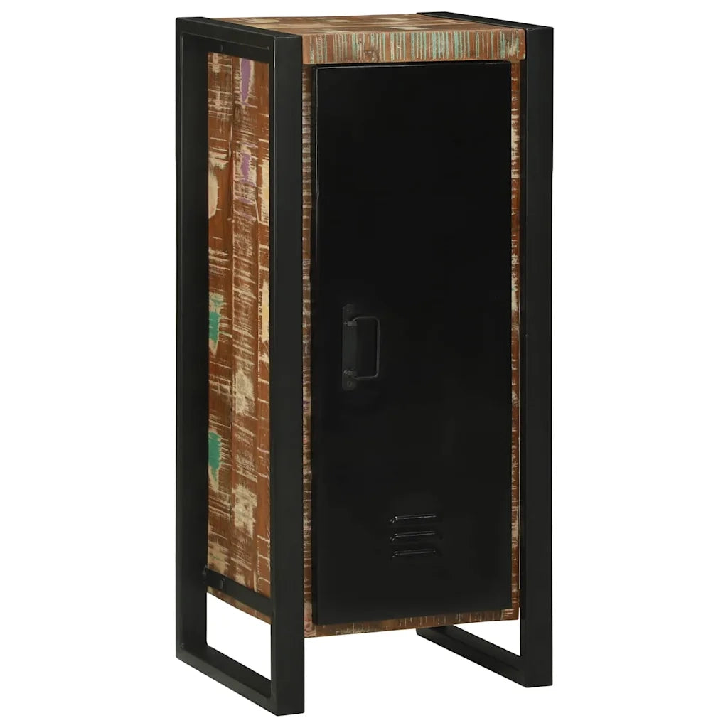 Mobile da Bagno con porta Marrone Legno Recuperato Massello 4013614
