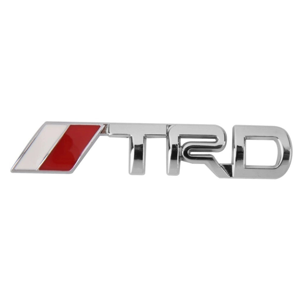 Trade Shop - Adesivo Decorazione 3d In Metallo Cromato Per Auto Figura Stemma Trd Sticker -