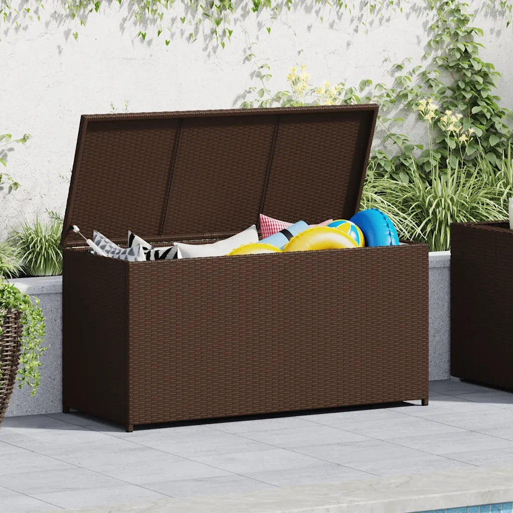 Baule da Giardino Marrone 120x50x60 cm in Polyrattan CFW9825050