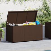 Baule da Giardino Marrone 120x50x60 cm in Polyrattan CFW9825050