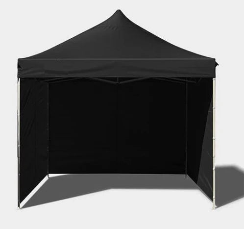 Gazebo NERO 3 x 3 ACCIAIO 30 MM - Senza pareti laterali