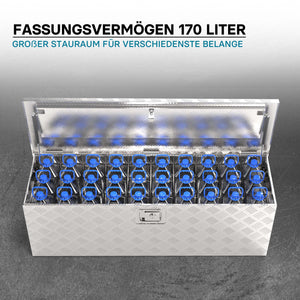 Baule porta attrezzi in alluminio mandorlato Cassa portautensili