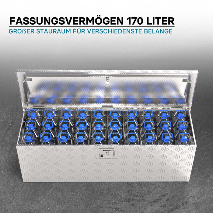 Baule porta attrezzi in alluminio mandorlato Cassa portautensili