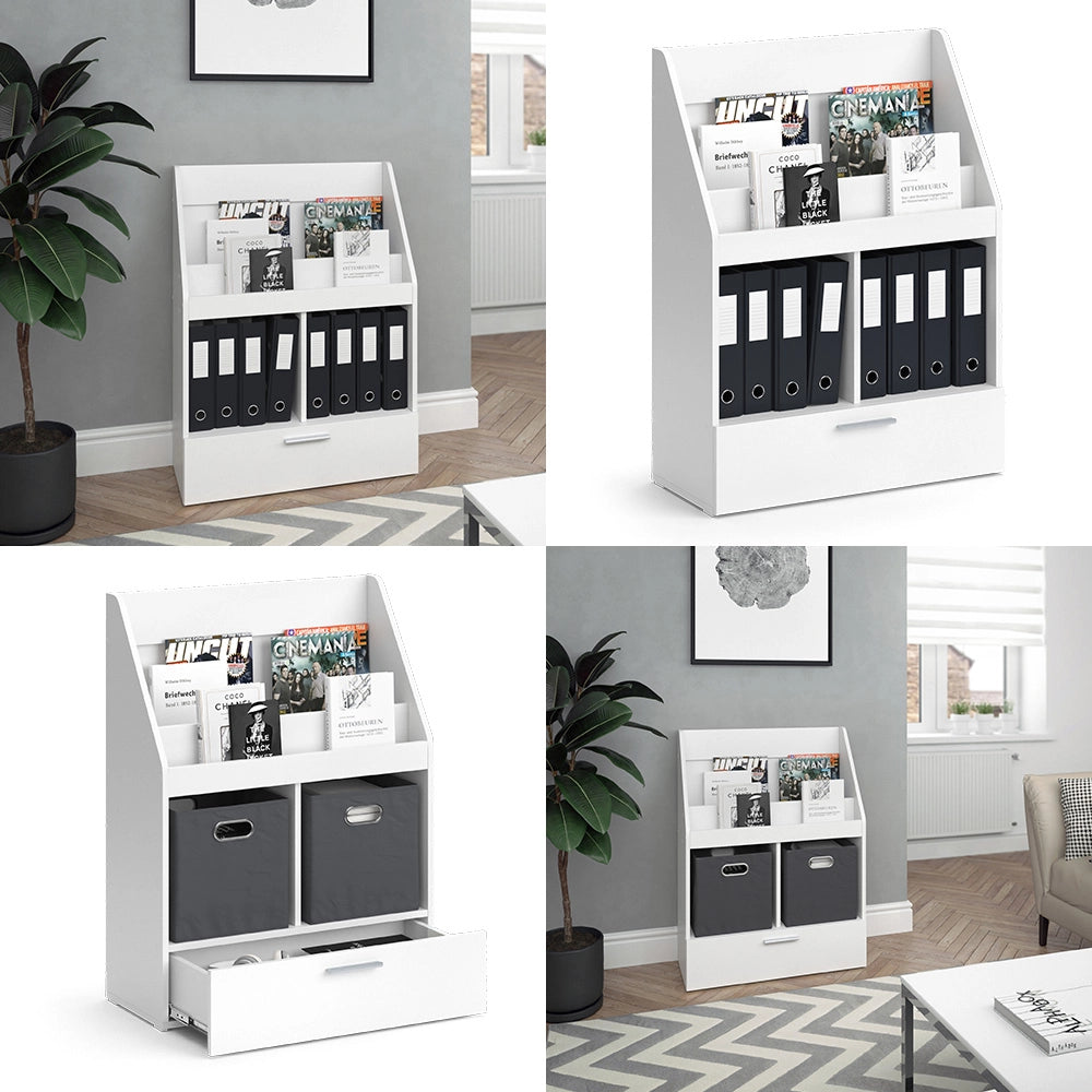 Vicco Libreria Bianco 72 x 96.2 cm Senza box pieghevole