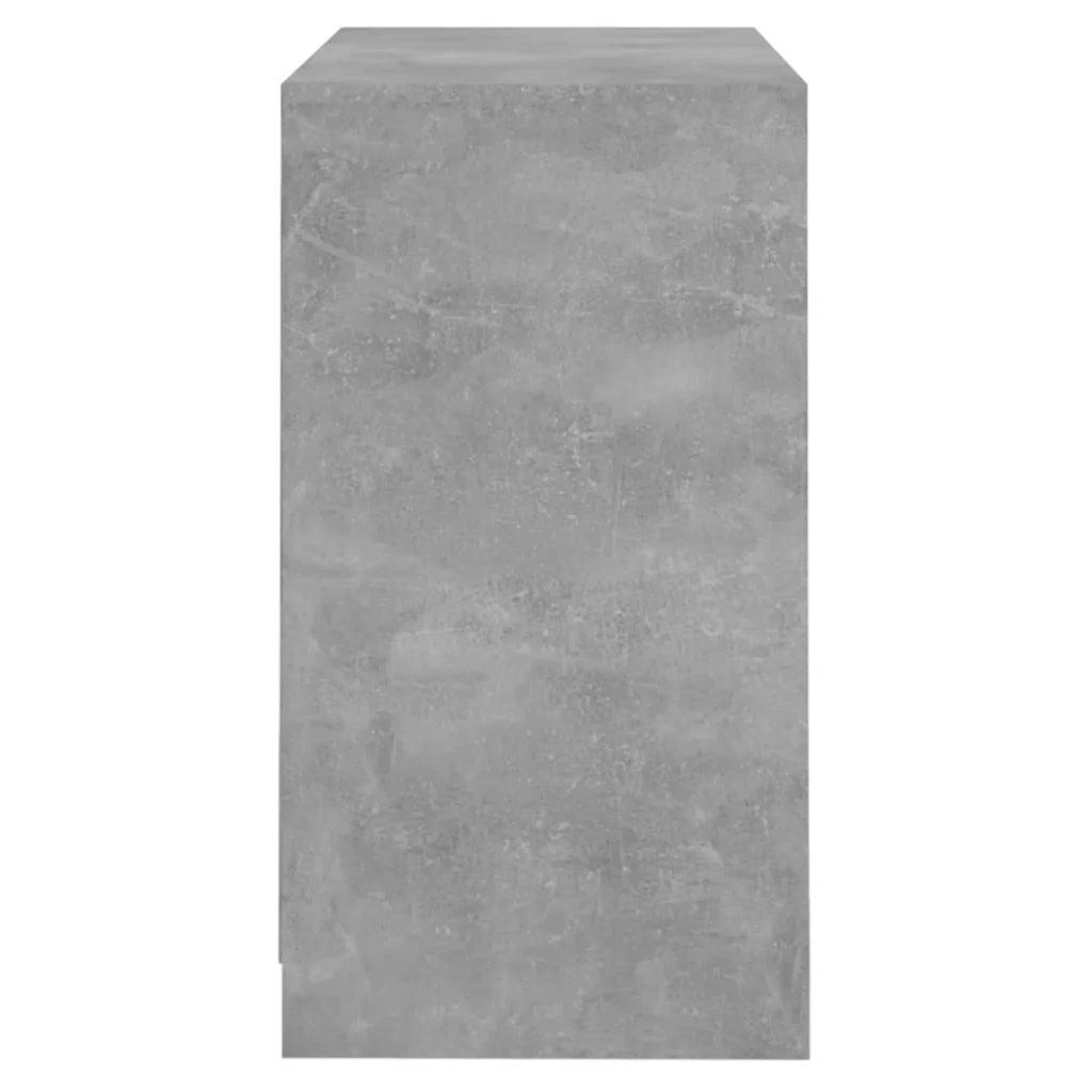 Credenza | Madia | Buffet da pranzo | Armadio da pranzo Grigio Cemento 70x41x75 cm in Legno Multistrato