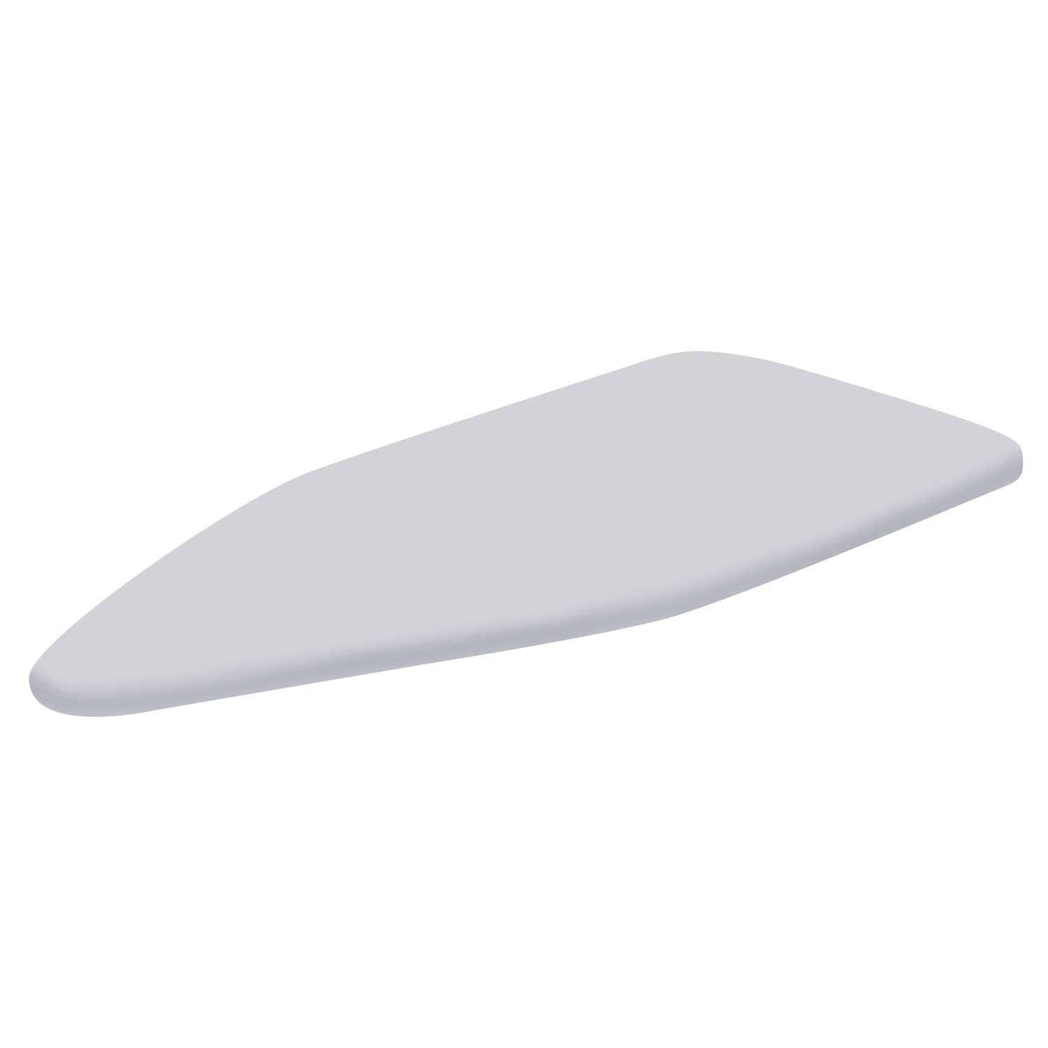 Copriasse Ricambio Asse da Stiro Prestige 123x48 cm Cotone Spugna Feltro Grigio