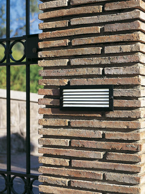 Lampada Segna Passo Rettangolare da Incasso a Parete a LED 10W 3000K Sovil Nero