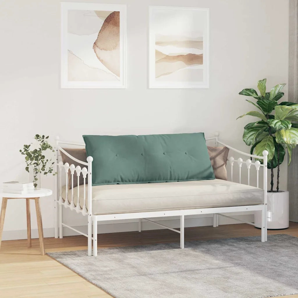 Cuscino per Schiena Verde Mare 120 x 50 cm Tessuto in Cords
