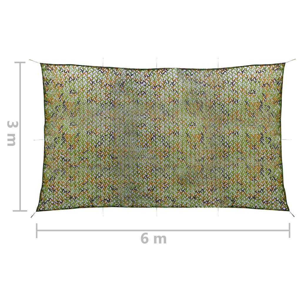 Rete Mimetica con Custodia 3x6 m Verde CFW3082730