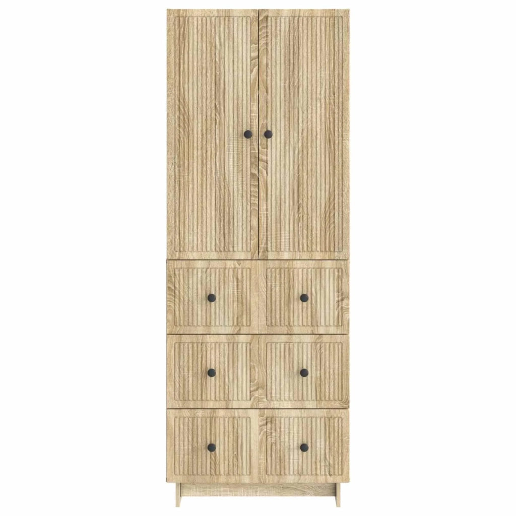Set di armadi 2 pcs 66 x 34,5 x 90 cm Legno ingegnerizzato