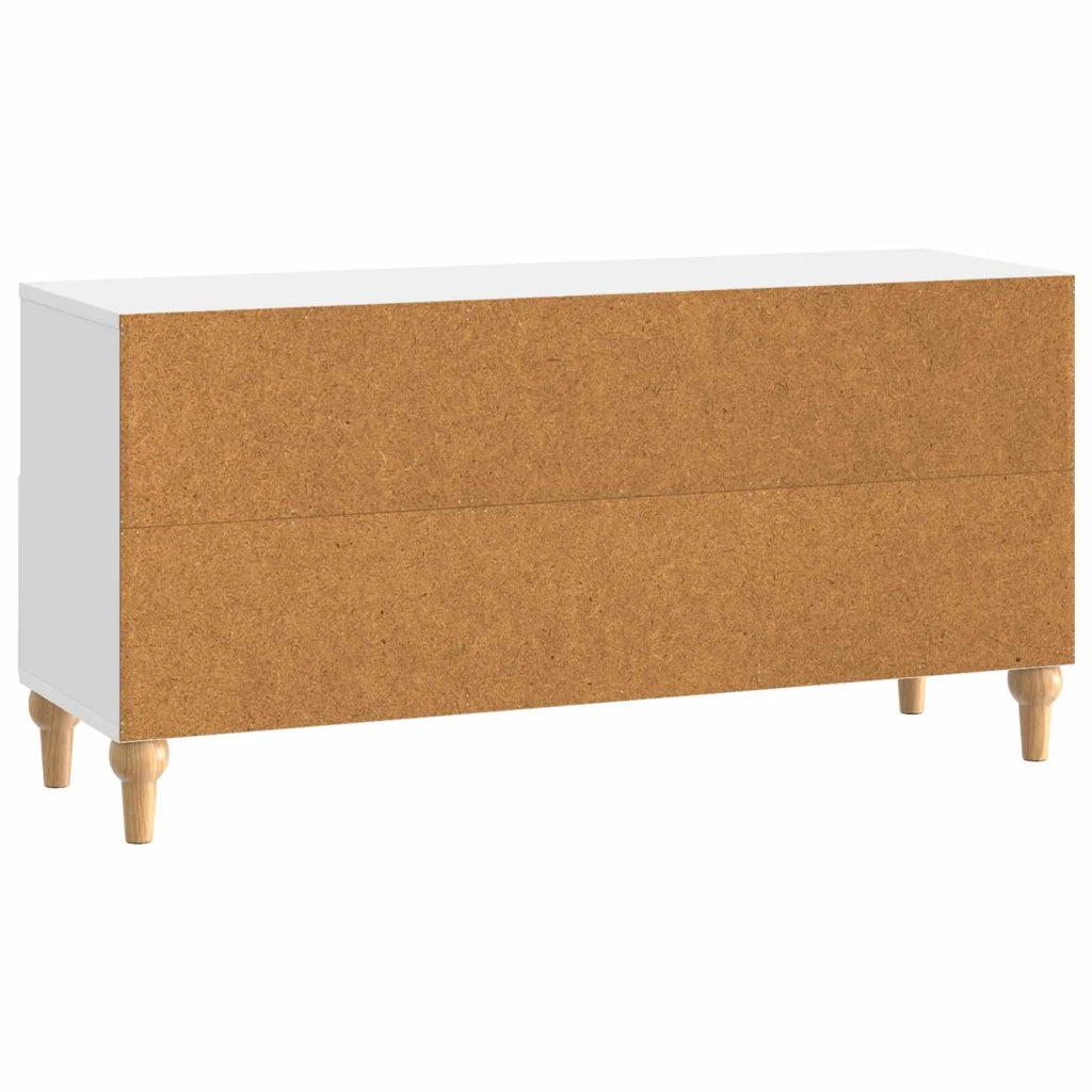 Mobile TV 102 x 34,5 x 50 cm Bianco Lucido Legno ingegnerizzato 894219
