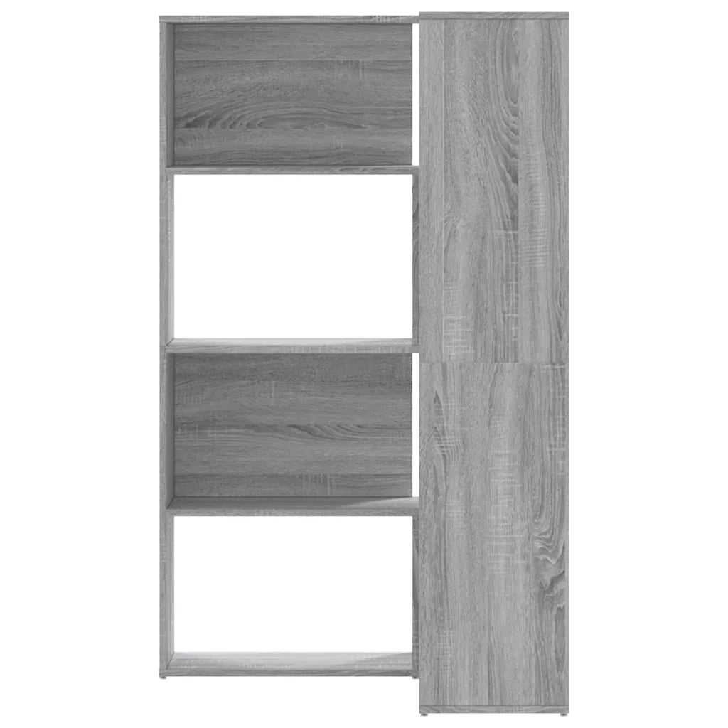 Libreria a 4 Ripiani Grigio Sonoma 85x85x140 cm in Truciolare 3307815