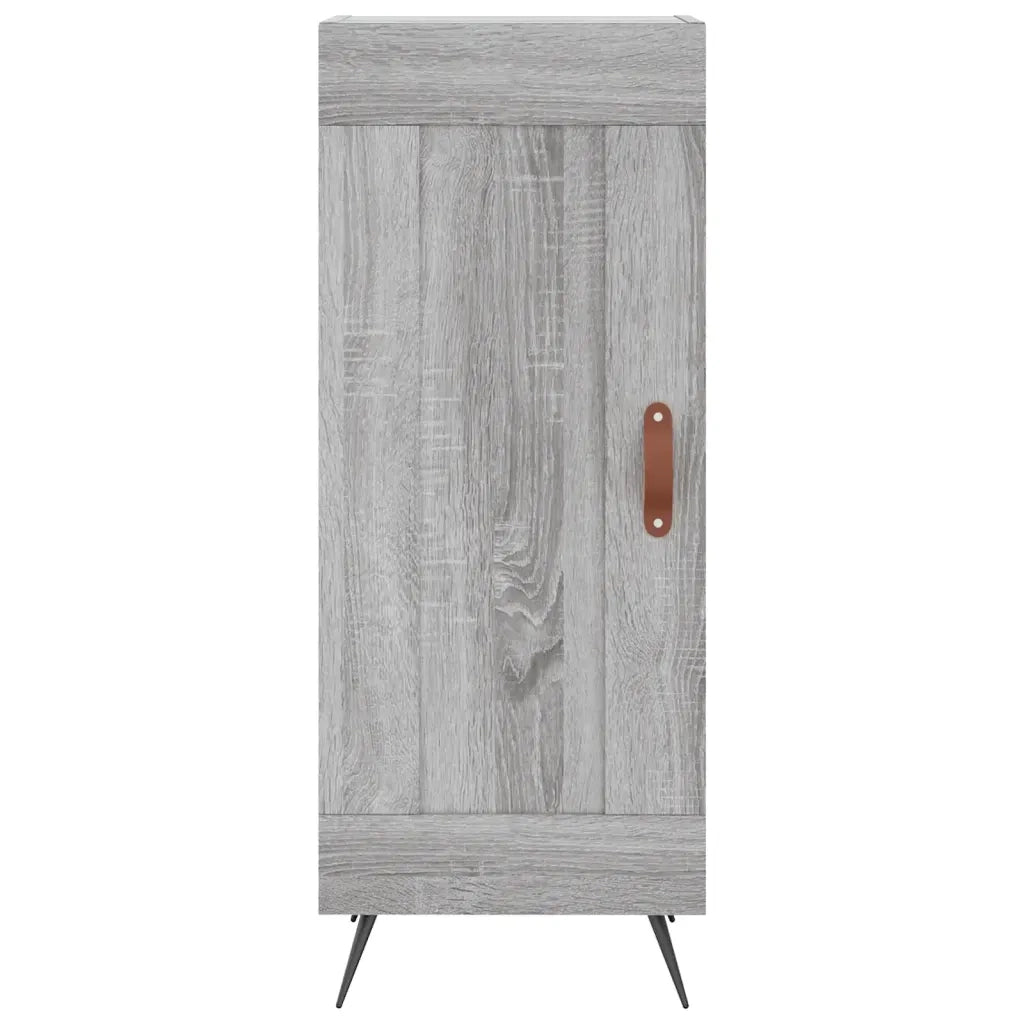 Credenza | Madia | Buffet da pranzo | Armadio da pranzo Grigio Sonoma 34,5x34x90 cm in Legno Multistrato
