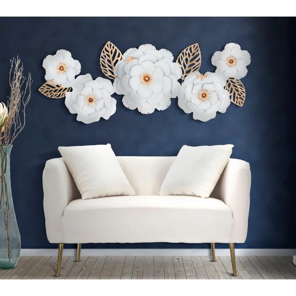 Decorazione Parete Muro Design cm 158X9X60 - WHITE DECOR