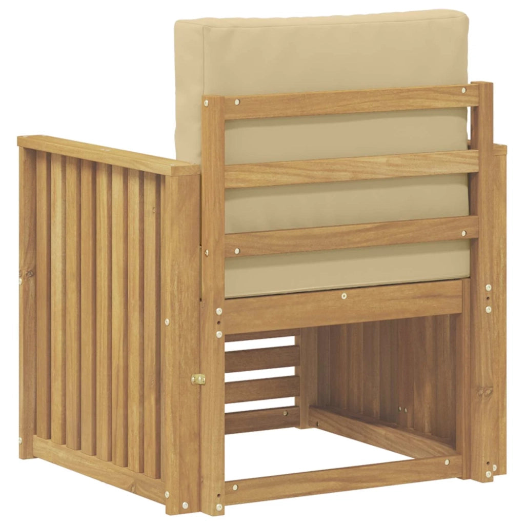Set di divani da esterno-Sofa da giardino Poliestere Bianco 854269