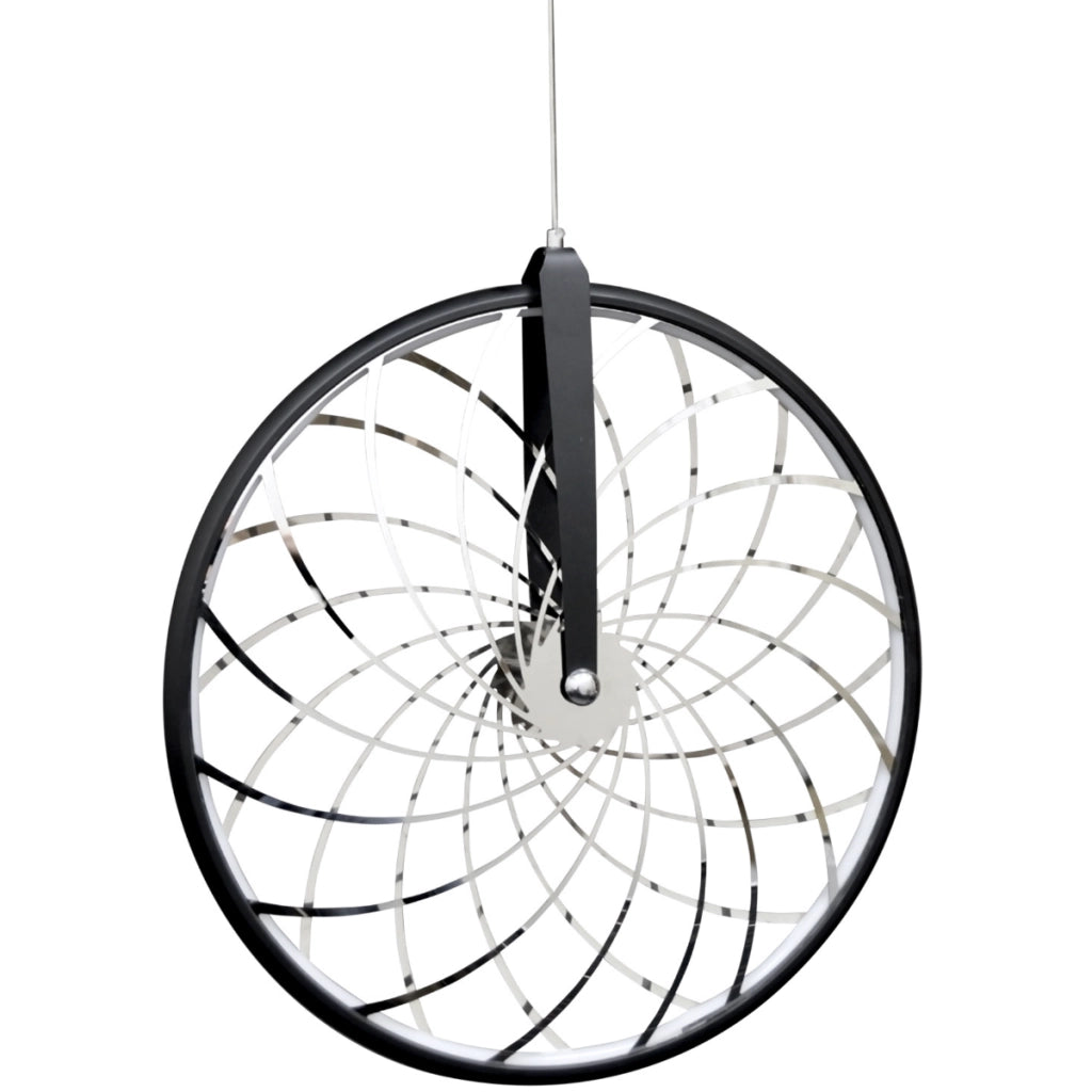 Lampada a sospensione LED 16W 3000K Bicykl nera Polux