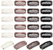 Clip U per capelli in acciaio inossidabile e silicone, 100 pezzi, 32 mm, colore unisex per adulti, 4 colori