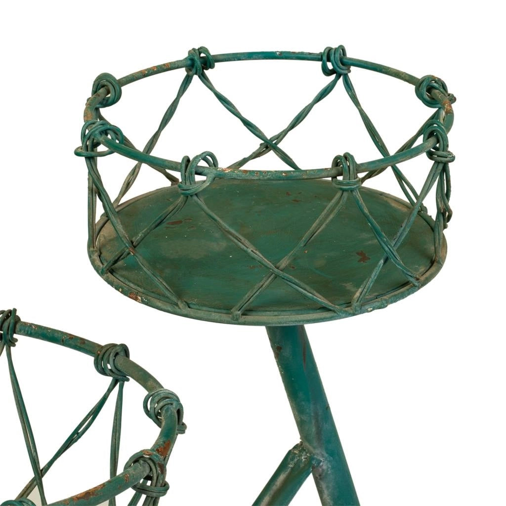 Bicicletta decorativa in metallo 150X50X89h cm verde