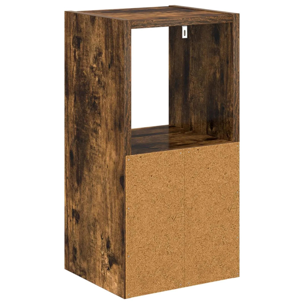Comodino Rovere fumé 25,5 x 22 x 49,5 cm Legno multistrato