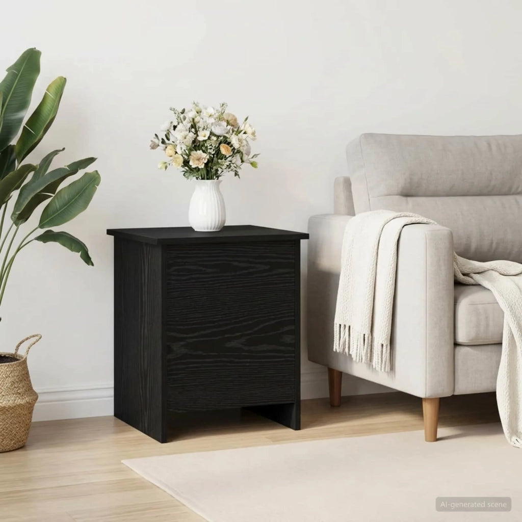 Cassa di stoccaggio Rovere Nero 40 x 40 x 50 cm 8011244