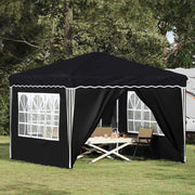 Tenda per feste a pop-up-Gazebo Antracite 288 x 288 x 245 cm 909550