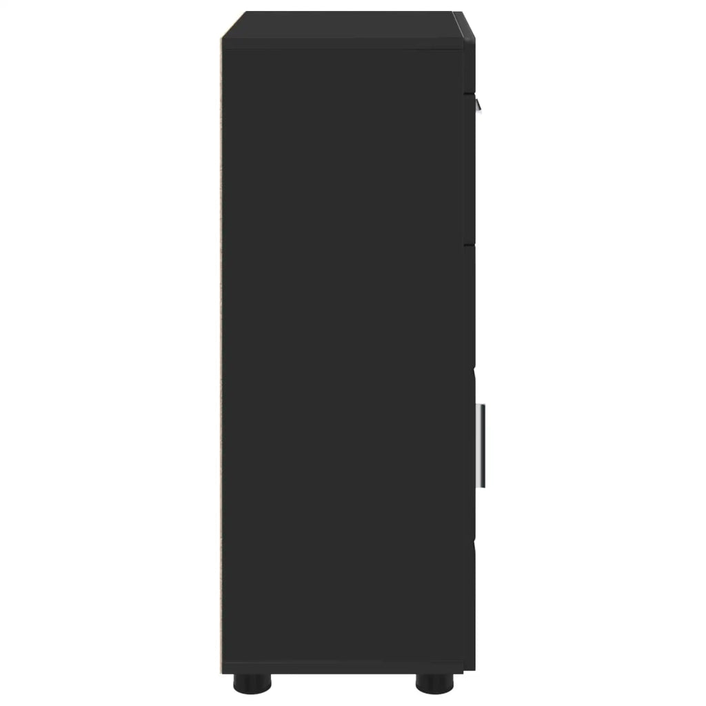 Set di Armadi da Bagno | Armadio da bagno TULUM Nero 37 x 31,5 x 82 cm