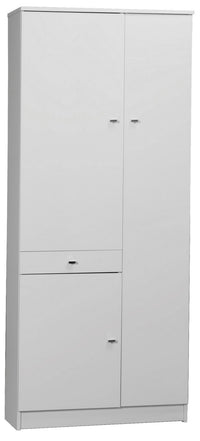 mobile 3 ante +1 cassetto 77x34x183 bianco laccato 323tl cod:ferx.95729