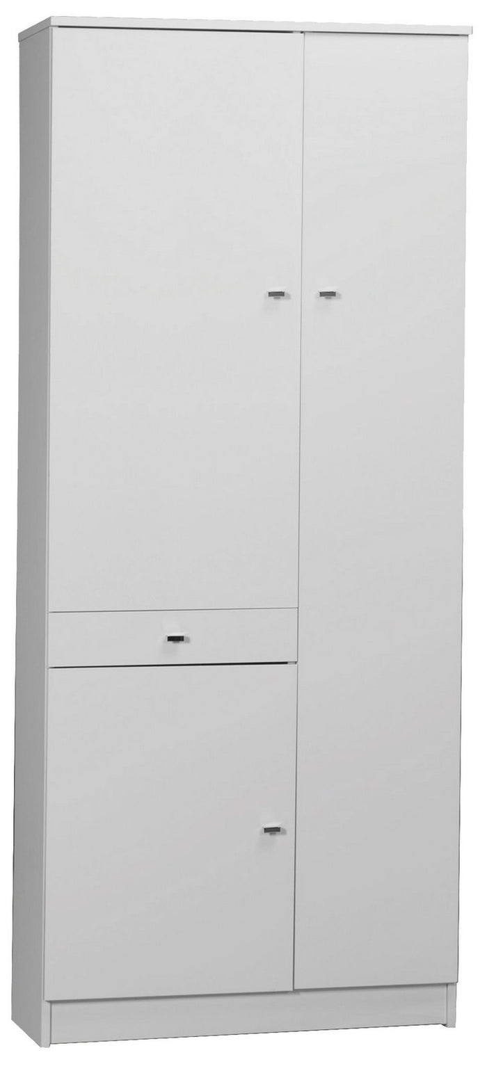 mobile 3 ante +1 cassetto 77x34x183 bianco laccato 323tl cod:ferx.95729