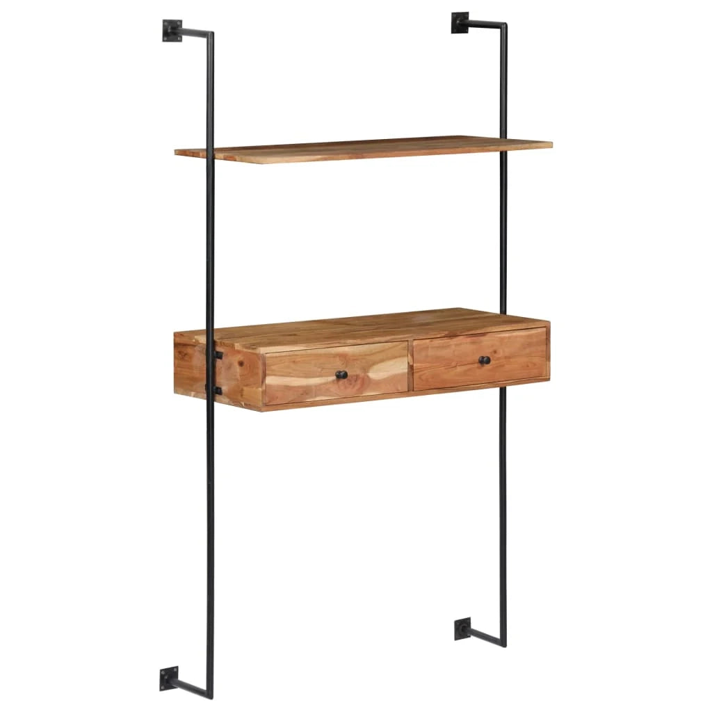 Scaffale mobile di design Scrivania da muro 170 cm legno 2702228/2
