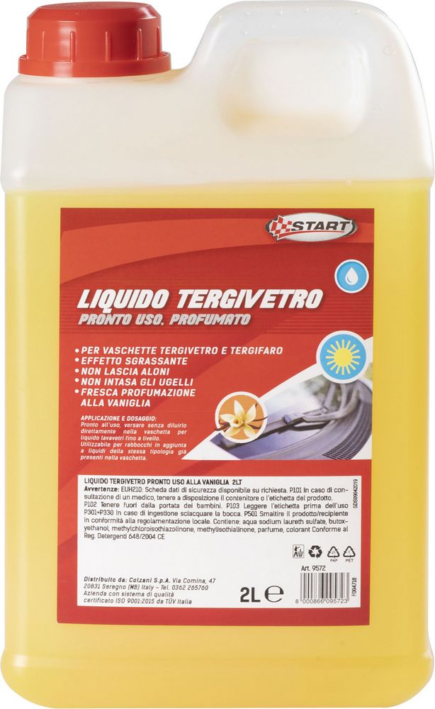 Liquido tergivetro profumato agli agrumi 2L effetto sgrassante
