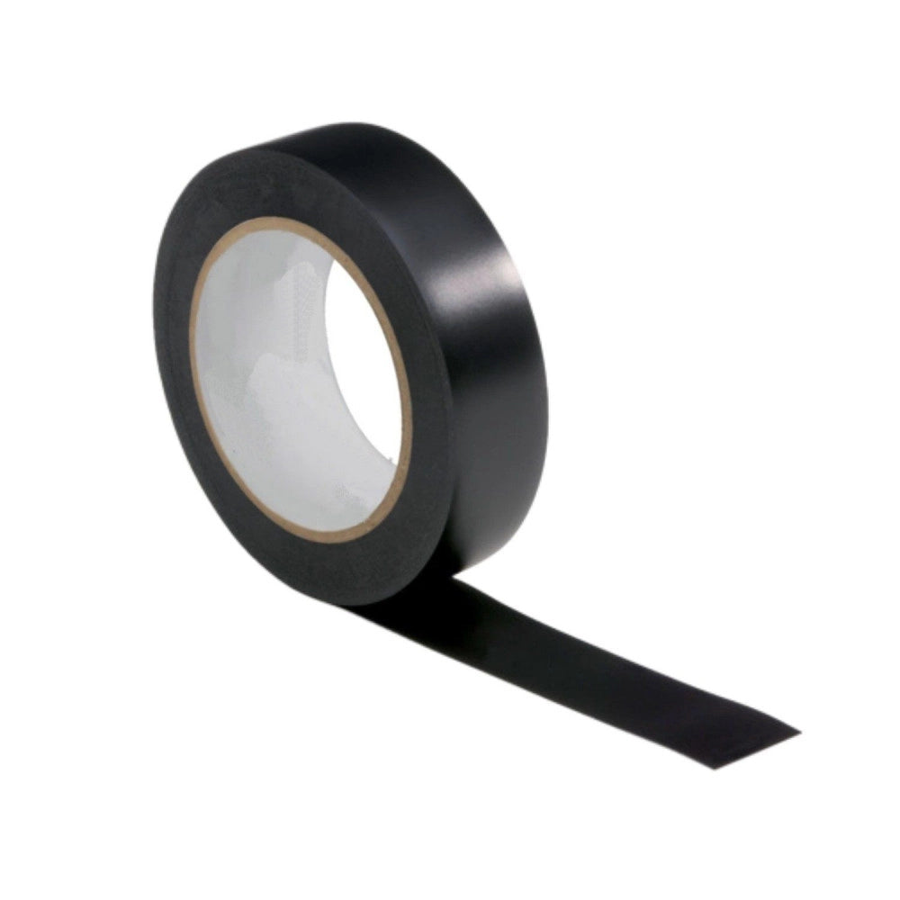 Trade Shop - Kit 3 Rotoli Nastro Isolante Elettrico Nero Rosso Bianco Per Elettricista Pvc -