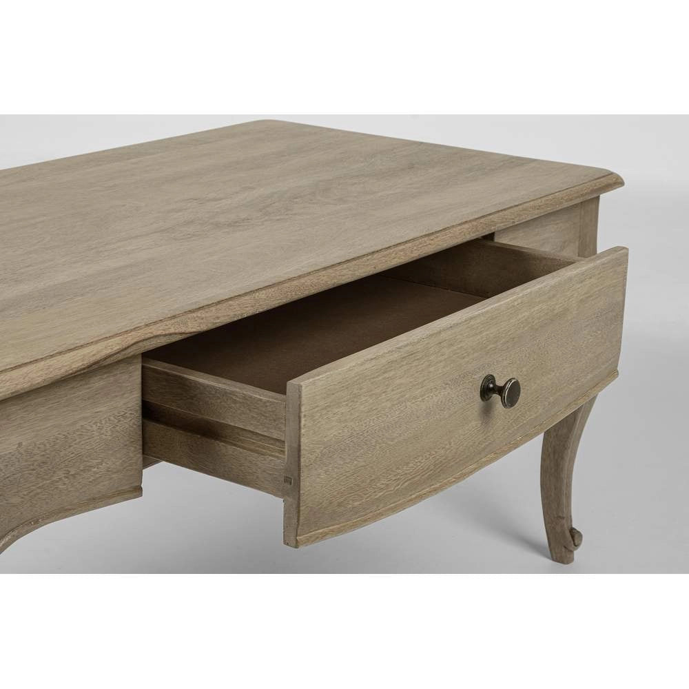 Tavolino in Legno Antico Vintage con Cassetto Domitelle Bizzotto