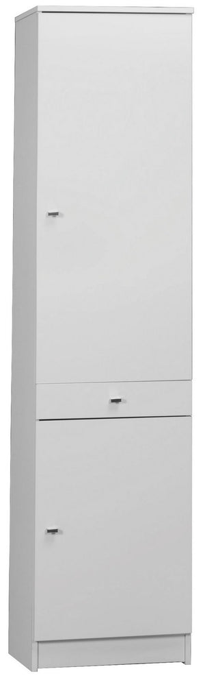 mobile bianco laccato 2 ante + 1 cassetto cm 46x34x183h 452tl cod:ferx.95731